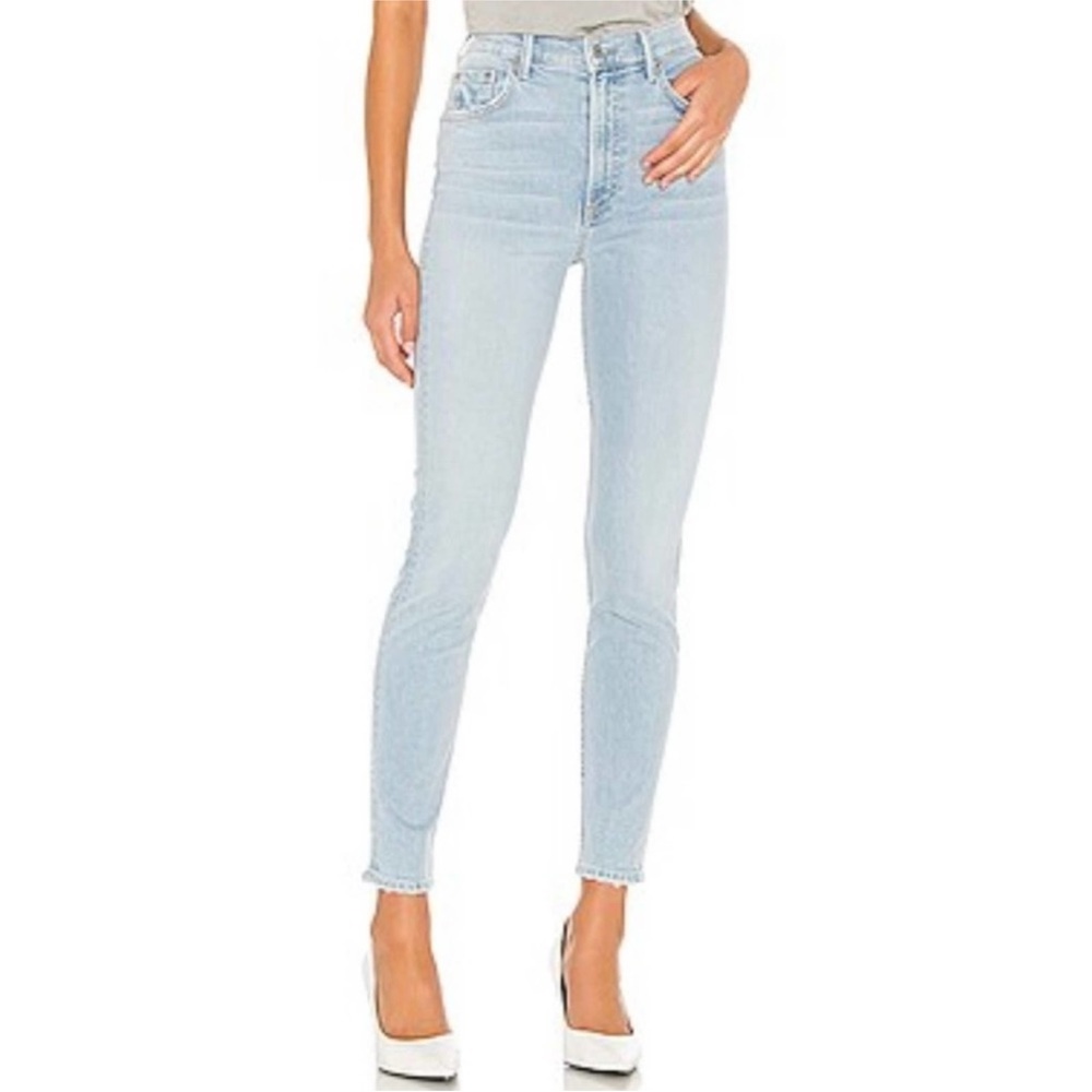 GRLFRND Skinny Leg Kendall Jeans In Live Fast. Sz 26